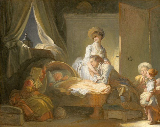 The Nativity Scene: A Tender Family Moment