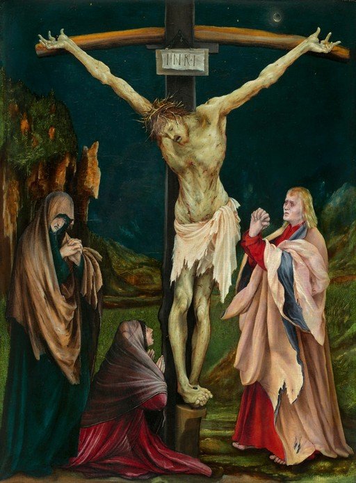 Crucifixion of Jesus Christ with Mourners