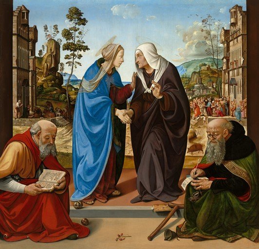 The Visitation by Jacopo Bellini
