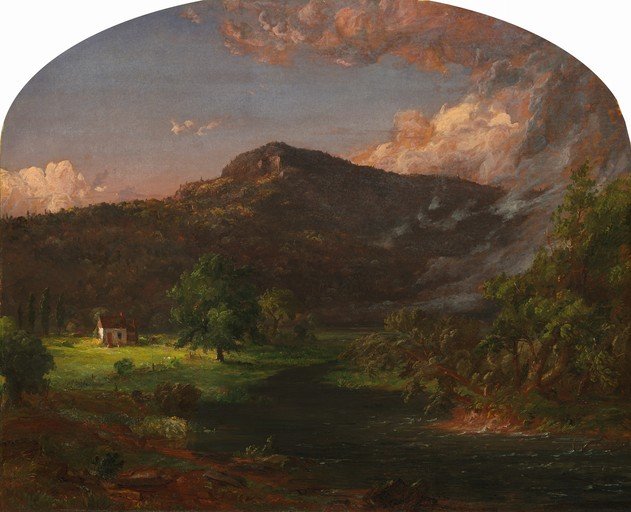 Pastoral Landscape with House and River