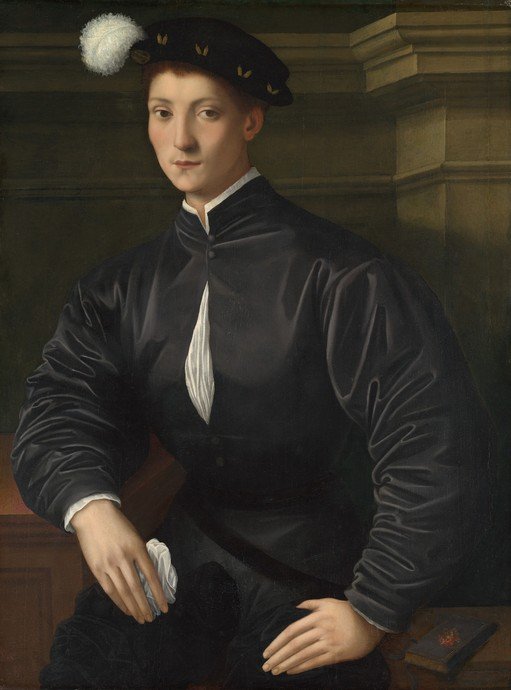 Portrait of a Young Man in Black