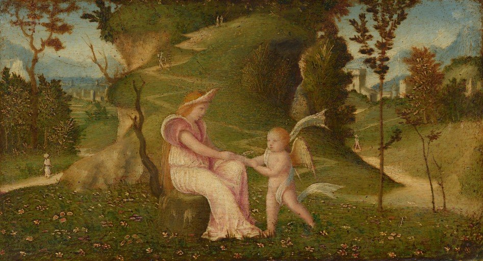 Allegory of Love: Venus and Cupid in a Landscape