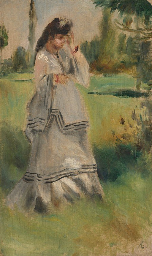 Woman in a Garden