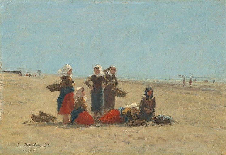 Fisherwomen on the Beach