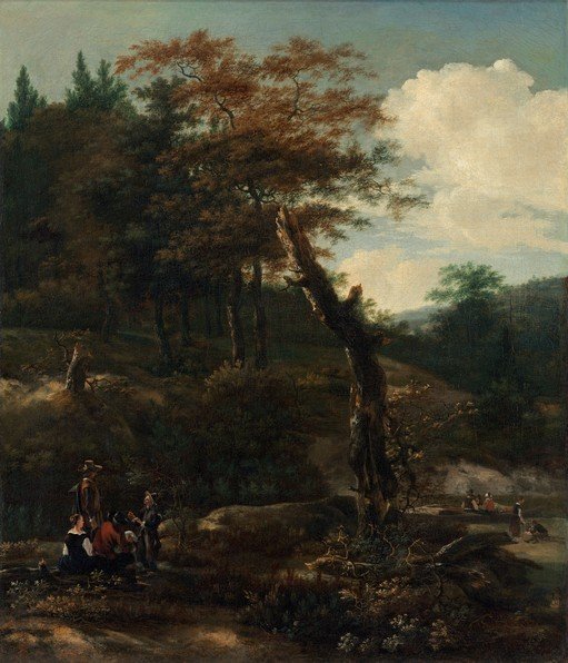 17th Century Landscape with Figures