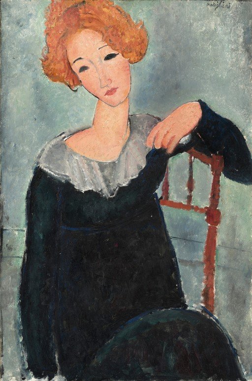 Portrait of a Young Woman with Red Hair