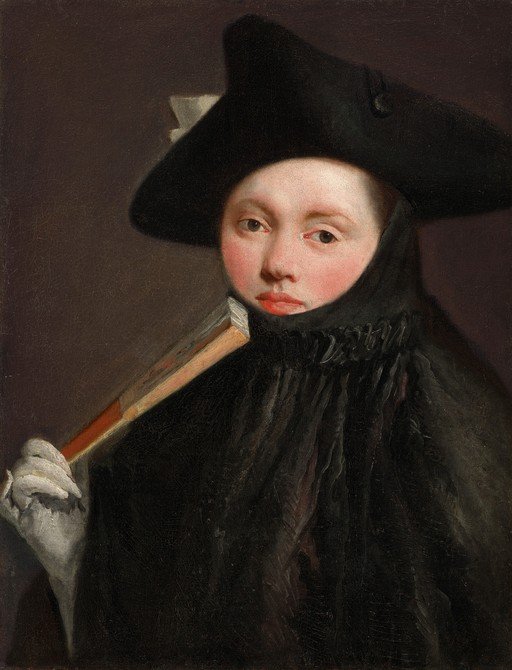 Portrait of a Young Woman with a Fan