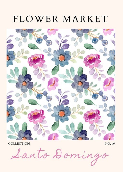Flower Market Collection: Santo Domingo