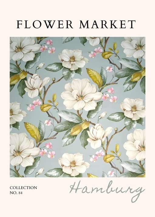 Magnolia Flower Market Collection No. 84 "Hamburg"