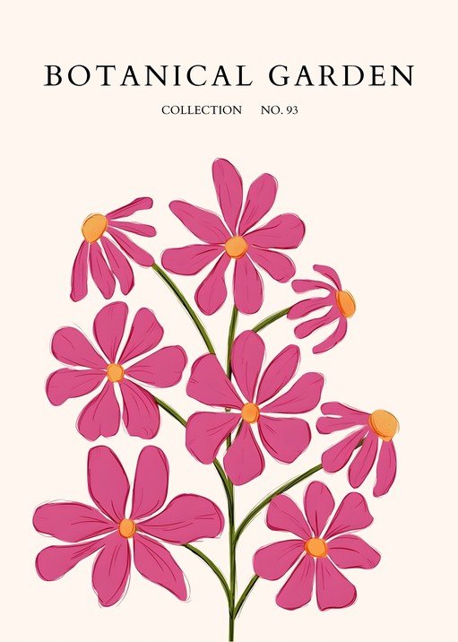 Botanical Garden Collection No. 93 Poster