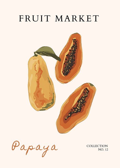 Papaya Fruit Market Collection No. 12