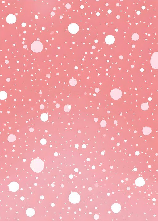 Pink Gradient with Falling White Dots