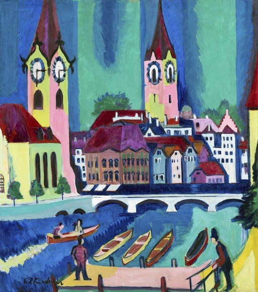 Kirchner's Zurich: A Vibrant Expressionist Cityscape