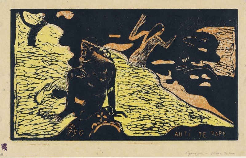 A'aute Te Pape by Paul Gauguin