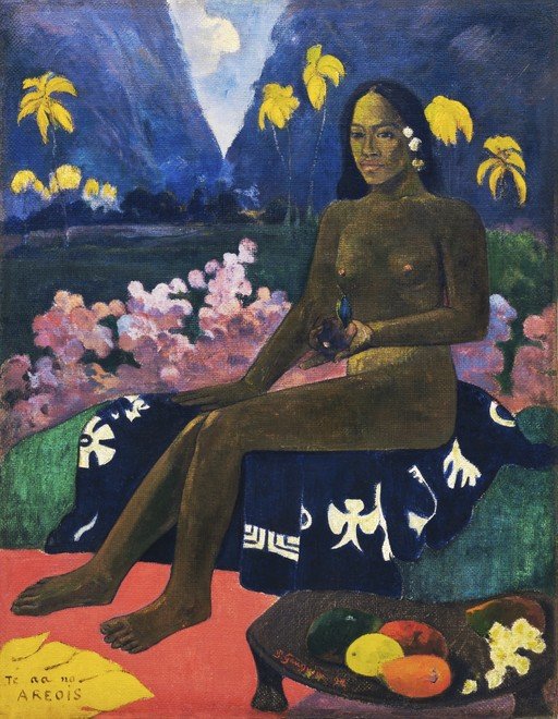 Woman with Mangoes by Paul Gauguin