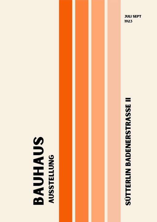 Bauhaus Exhibition Poster 1923