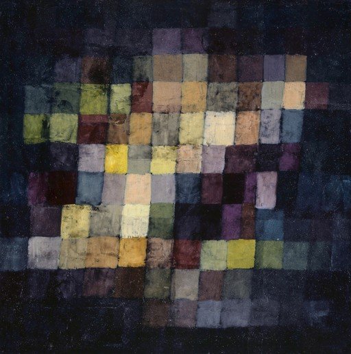 Abstract Geometric Composition in Muted Tones
