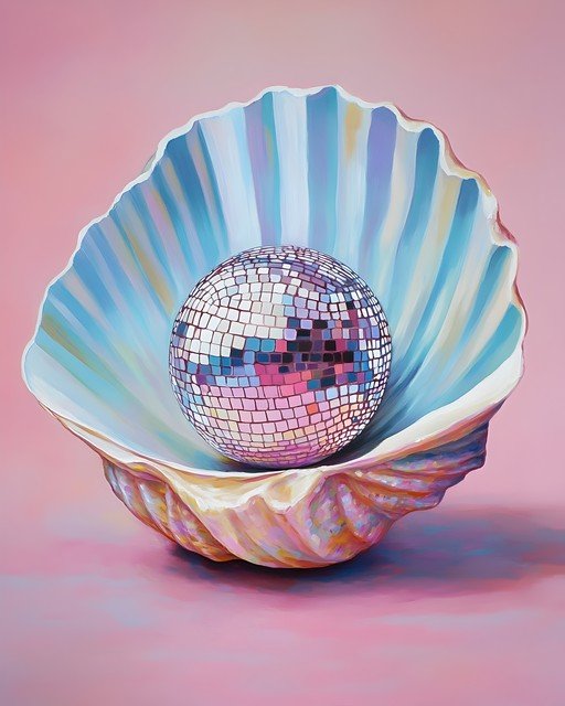Disco Ball in Seashell