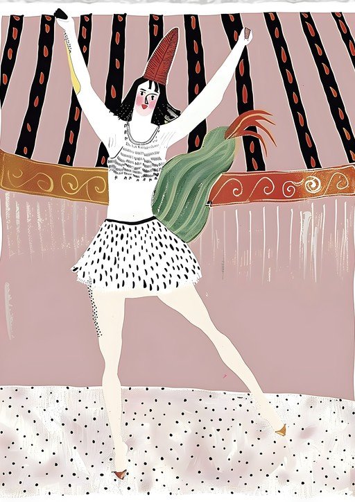 Circus Performer in Costume
