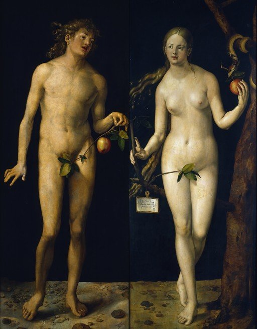 Adam and Eve by Lucas Cranach the Elder