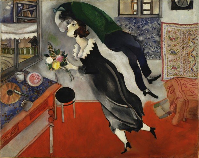The Lovers by Marc Chagall