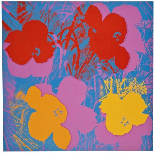 Andy Warhol Flowers Screenprint