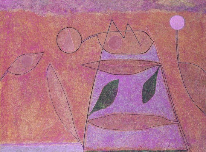 Abstract Composition with Geometric Shapes and Organic Forms