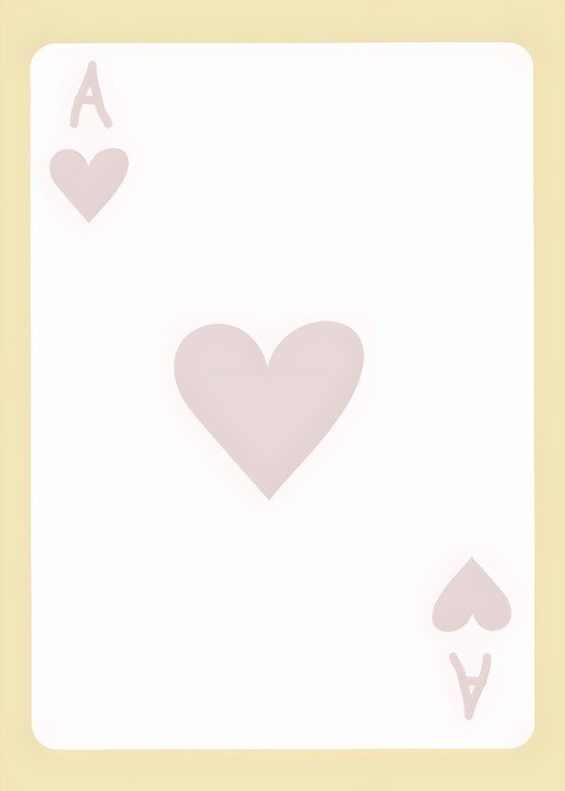 Ace of Hearts Playing Card