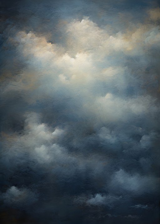 Dramatic Sky Painting with Light and Shadow