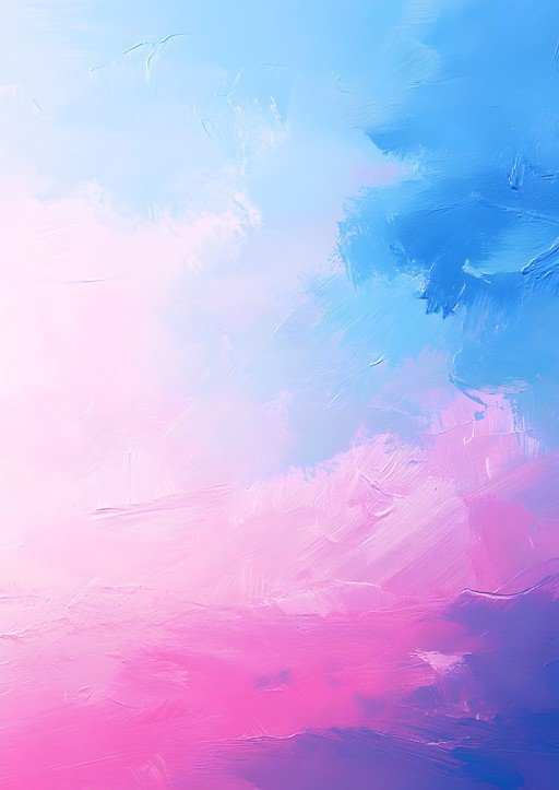 Abstract Pink and Blue Oil Paint Texture