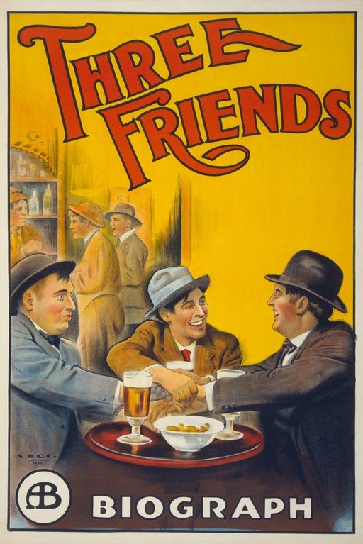 Three Friends Biograph Film Poster