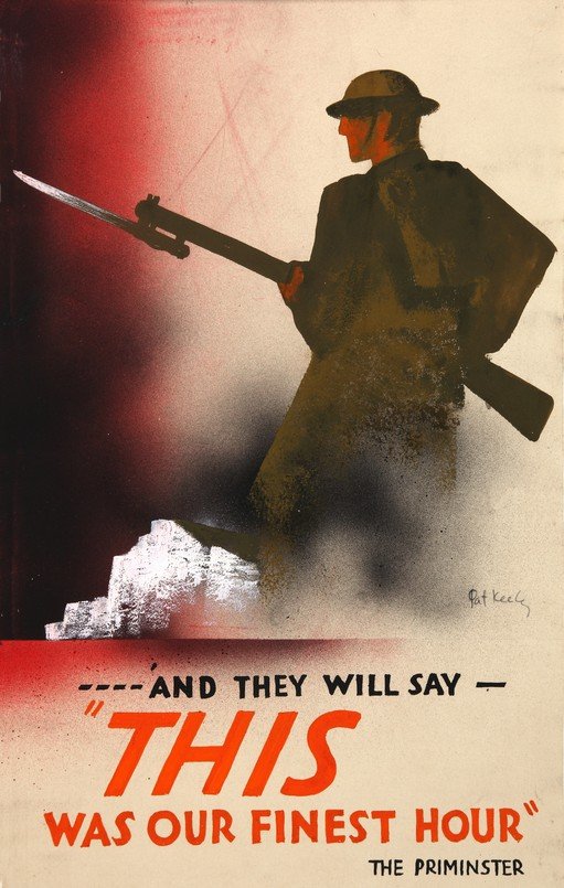 WWII Propaganda Poster: This Was Our Finest Hour