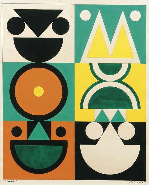 Abstract Geometric Composition with Faces