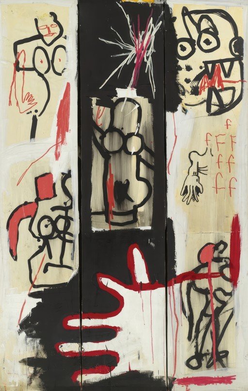 Abstract Figures and Hands in Bold Strokes
