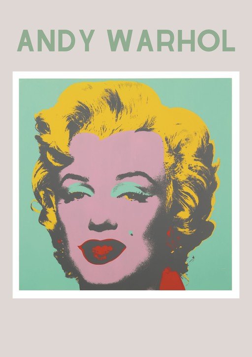 Andy Warhol's Marilyn Monroe Pop Art Portrait