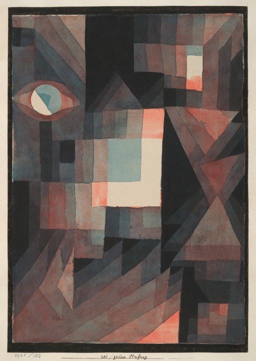 Abstract Composition with Eye Motif