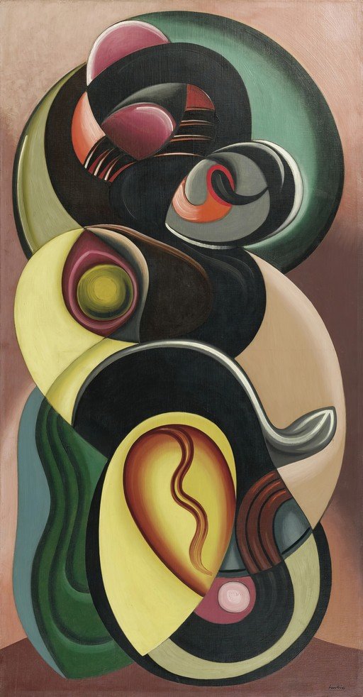 Abstract Composition with Organic Forms