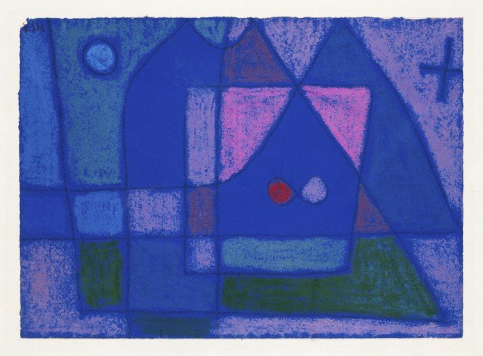 Abstract Composition with Geometric Shapes and Vibrant Colors