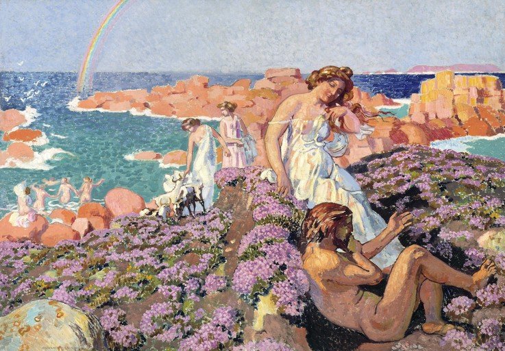 Nymphs and Satyr