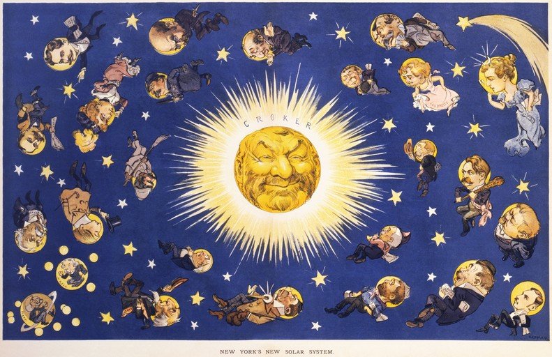 New York's New Solar System Political Cartoon