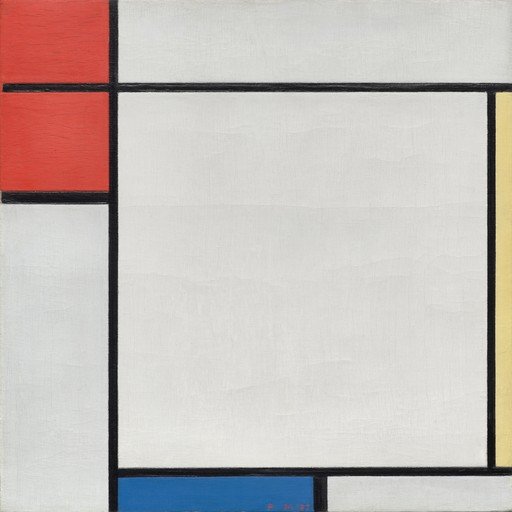 Composition with Red, Blue and Yellow by Piet Mondrian