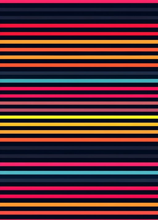 Vibrant Horizontal Stripes Pattern