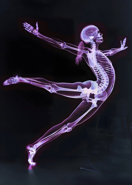 X-ray of Dancer in Motion