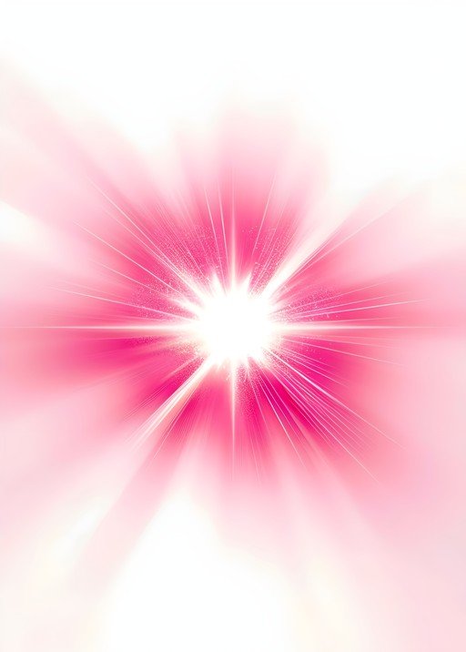 Radiant Pink Starburst Background