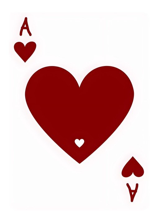 Ace of Hearts Playing Card