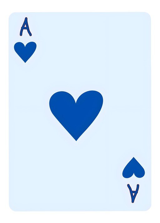 Ace of Hearts Playing Card