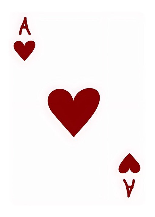 Ace of Hearts Playing Card