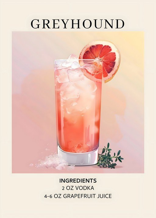 Greyhound Cocktail Recipe with Grapefruit