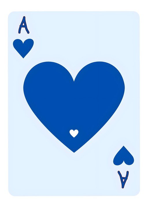 Ace of Hearts Playing Card