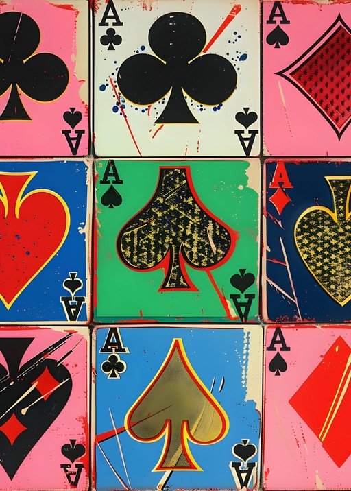 Pop Art Aces Playing Cards